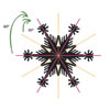 snow flake tutorial button